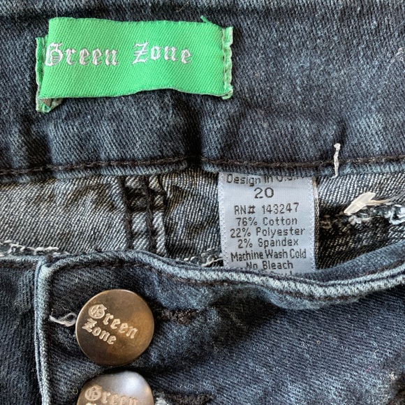 Green Zone Stretch Jeans Size 20 - Picture 3 of 3